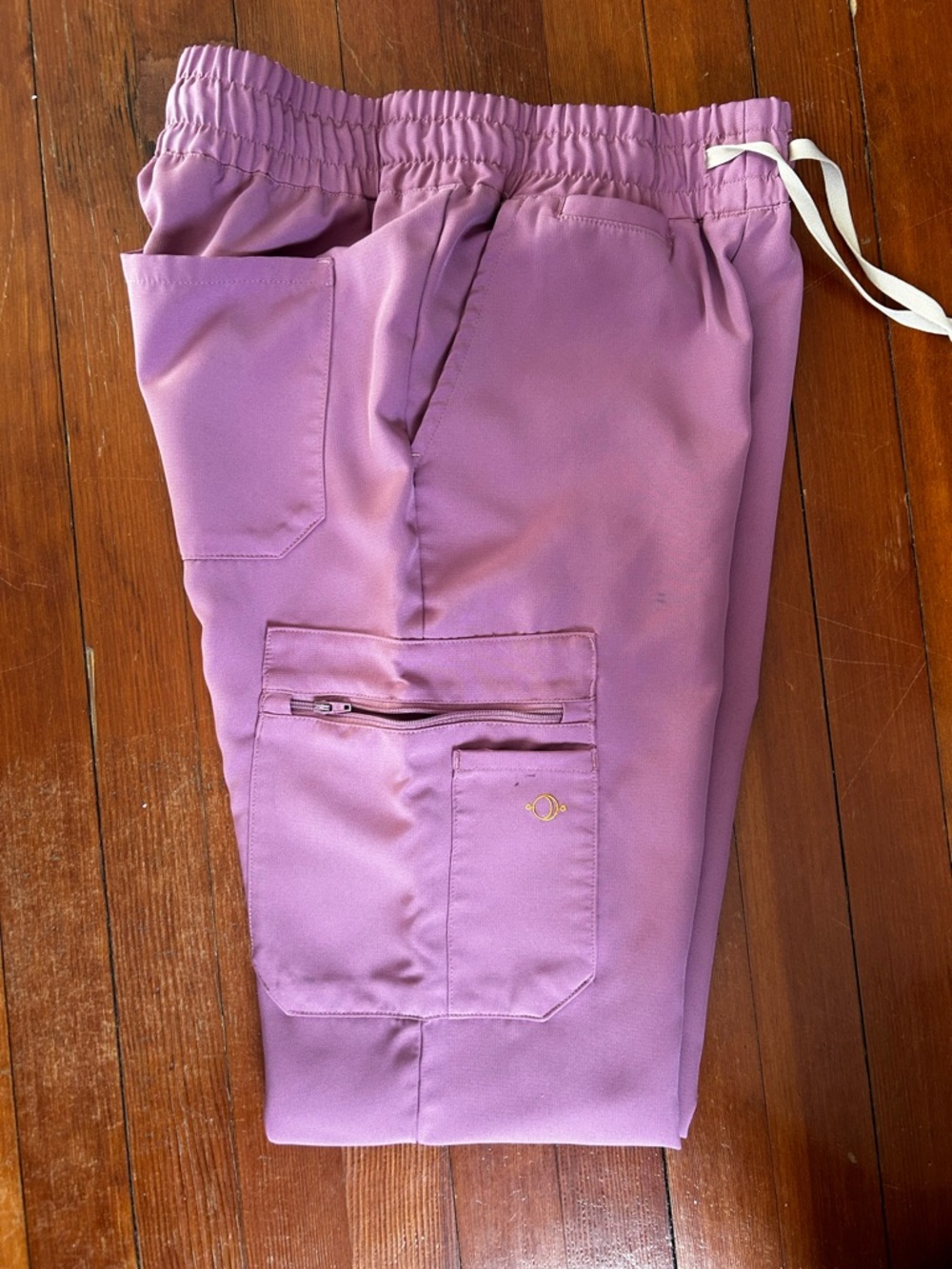 Women's Lavender Short-Sleeve Polo Top - Picture 3 of 4